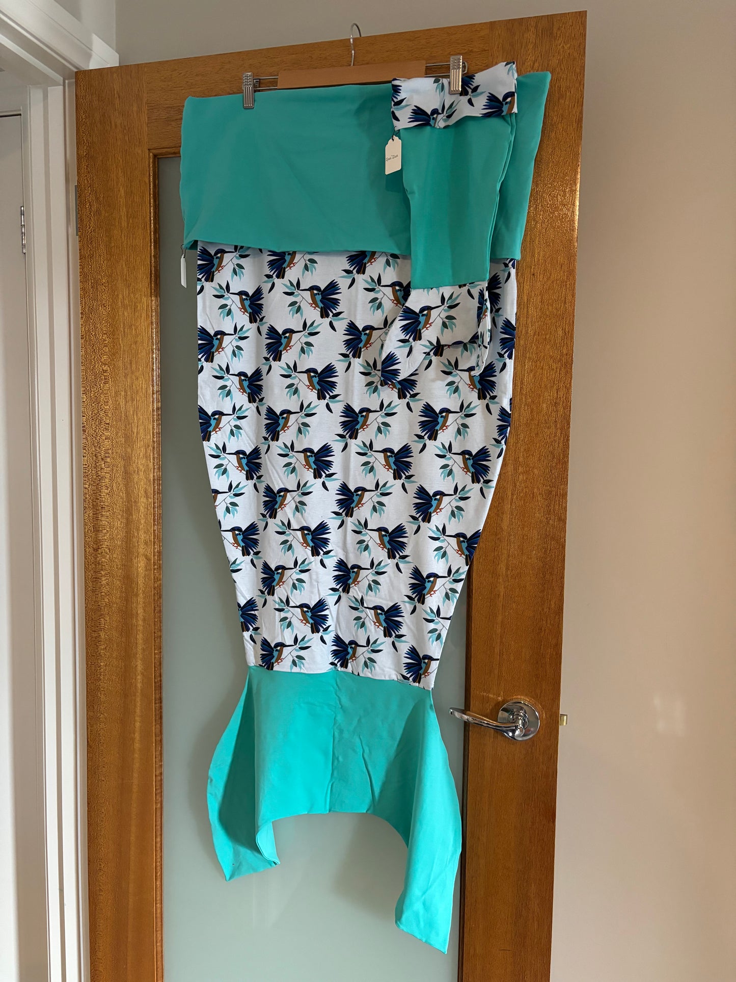 Kids and Doll Mermaid or Shark Tail Blanket