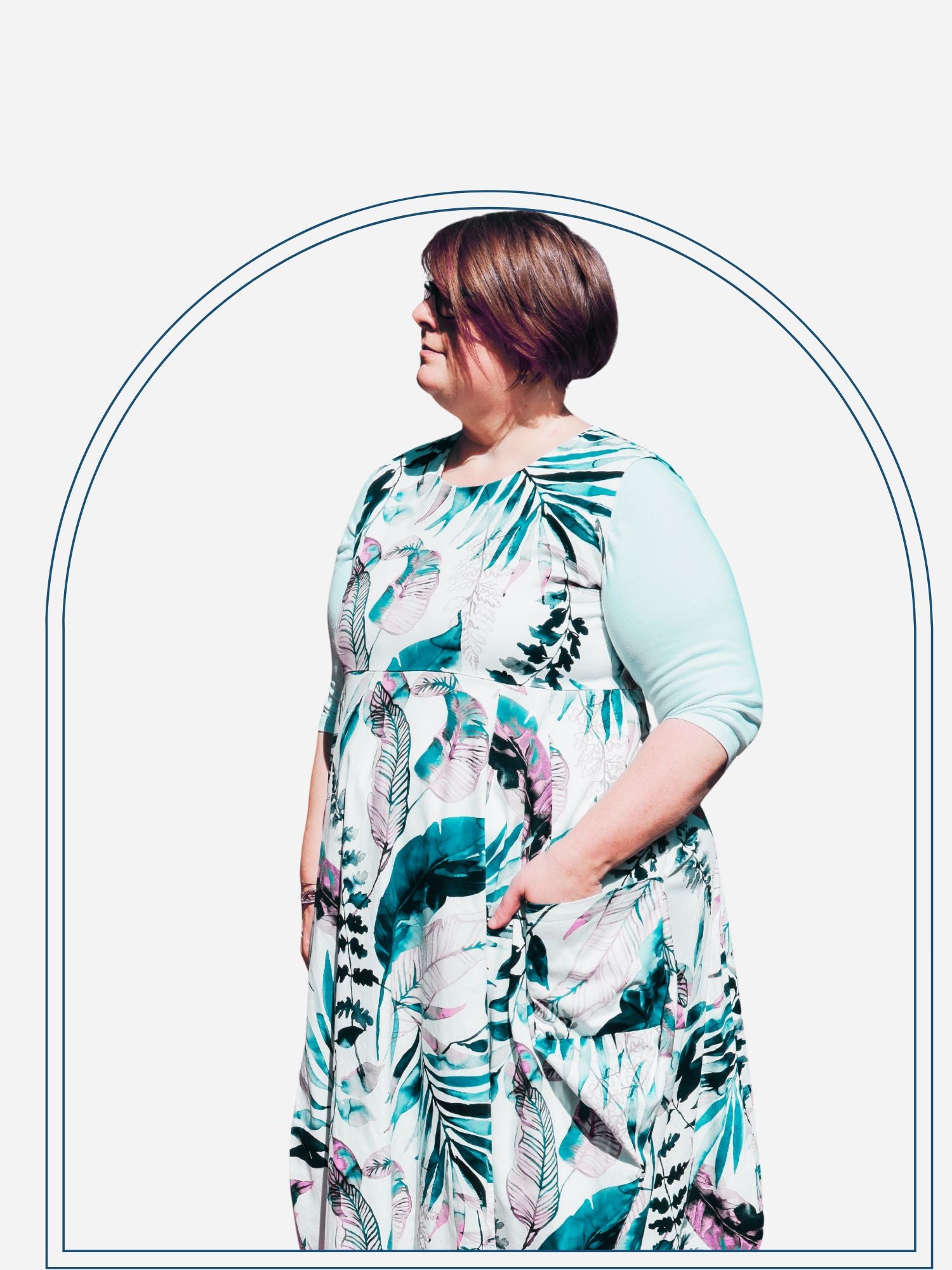 chinese dress ladies TULIP DRESS SEWING PATTERN– The Assembly Line shop