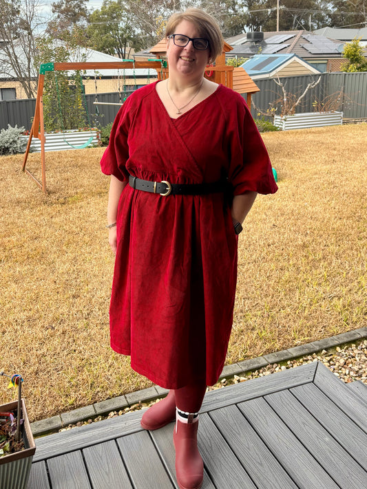 Puff Sleeve Dress, with various options