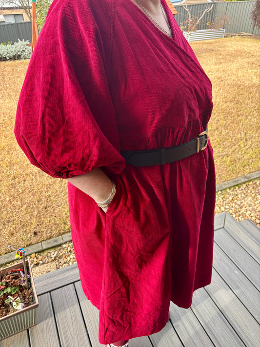Puff Sleeve Dress, with various options