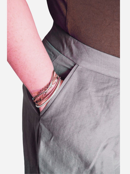 High-Waisted Wide Pants