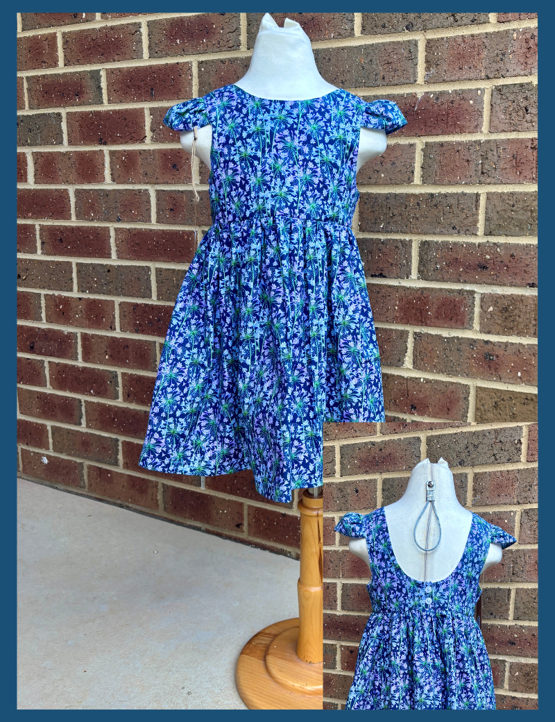 Tea Party Dress  - One of a Kind (from Tadah Patterns)