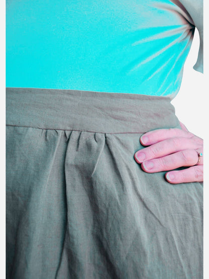 Button-Through Skirt